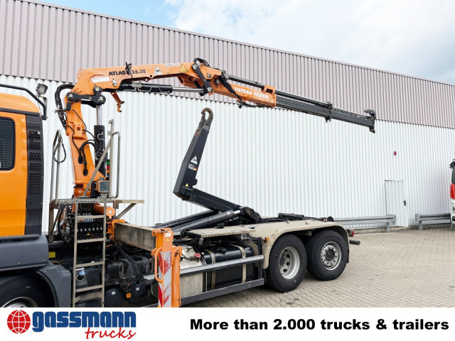 MAN TGS 28.440 6x2-4 BL, Lenk-/Liftachse, Kran Atlas - Гаковий мультиліфт вантажівка, Вантажівка з маніпулятором: фото 2 MAN TGS 28.440 6x2-4 BL, Lenk-/Liftachse, Kran Atlas - Гаковий мультиліфт вантажівка, Вантажівка з маніпулятором: фото 2