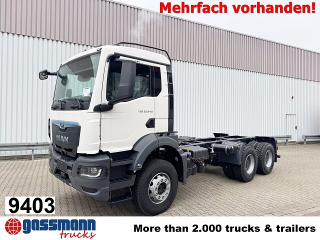 MAN TGS 33.440 6x4 BB, mehrfach vorhanden! - Вантажівка шасі: фото 1 MAN TGS 33.440 6x4 BB, mehrfach vorhanden! - Вантажівка шасі: фото 1