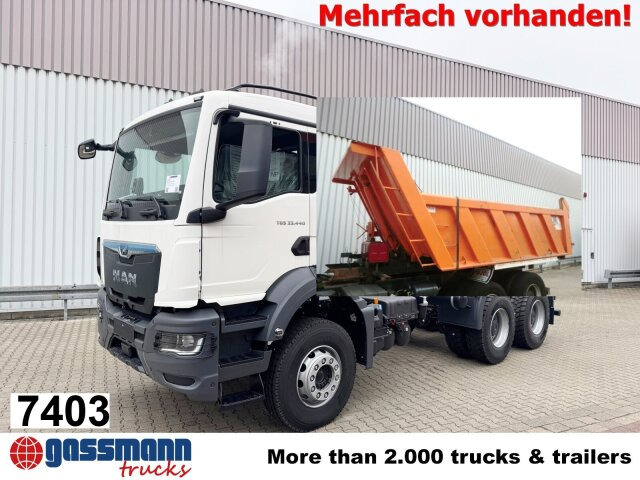 MAN TGS 33.440 BB 6x4, Stahlmulde 12-16m³ - Самоскид: фото 1 MAN TGS 33.440 BB 6x4, Stahlmulde 12-16m³ - Самоскид: фото 1