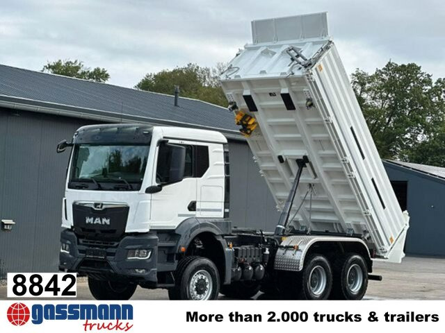 MAN TGS 33.480 6x6 BB CH, Hohe Bauart, Nebenantrieb - Самоскид вантажівка: фото 1 MAN TGS 33.480 6x6 BB CH, Hohe Bauart, Nebenantrieb - Самоскид вантажівка: фото 1