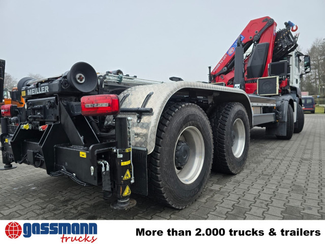 MAN TGS 35.480 8X4 BL, Intarder, Kran HMF 3220-K6, - Гаковий мультиліфт вантажівка, Вантажівка з маніпулятором: фото 2 MAN TGS 35.480 8X4 BL, Intarder, Kran HMF 3220-K6, - Гаковий мультиліфт вантажівка, Вантажівка з маніпулятором: фото 2