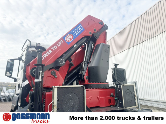 MAN TGS 35.480 8X4 BL, Intarder, Kran HMF 3220-K6, - Гаковий мультиліфт вантажівка, Вантажівка з маніпулятором: фото 2 MAN TGS 35.480 8X4 BL, Intarder, Kran HMF 3220-K6, - Гаковий мультиліфт вантажівка, Вантажівка з маніпулятором: фото 2