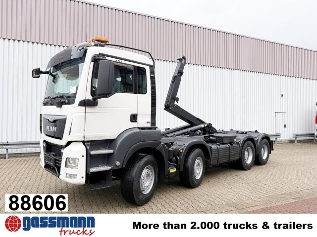 MAN TGS 35.480 8x4 BL, PriTarder, Navi - Гаковий мультиліфт вантажівка: фото 1 MAN TGS 35.480 8x4 BL, PriTarder, Navi - Гаковий мультиліфт вантажівка: фото 1