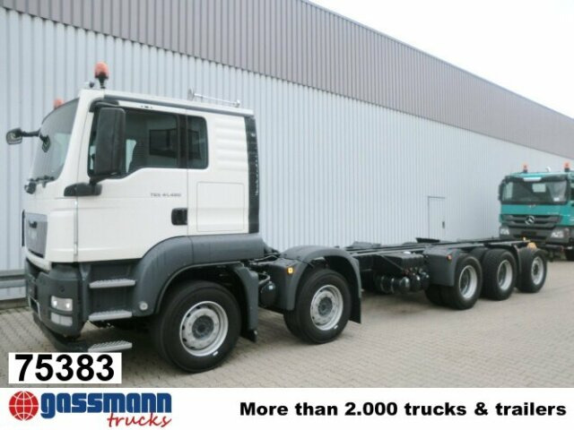 MAN TGS 50.480 BB 10x4, 2x VORHANDEN! - Вантажівка шасі: фото 1 MAN TGS 50.480 BB 10x4, 2x VORHANDEN! - Вантажівка шасі: фото 1