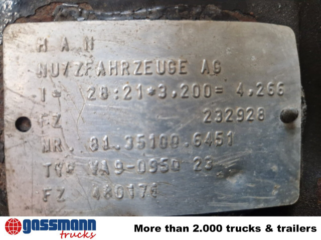 MAN VA 9-0950 23 9t Vorderachse - Передня вісь: фото 3 MAN VA 9-0950 23 9t Vorderachse - Передня вісь: фото 3