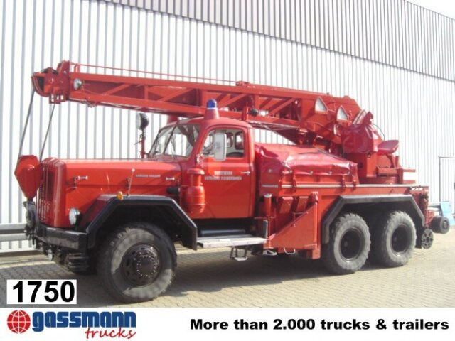 Magirus Deutz MAGIRUS URANUS 250D22 KW 16 Feuerwehr Kranwagen - Пожежна машина, Вантажівка з маніпулятором: фото 1 Magirus Deutz MAGIRUS URANUS 250D22 KW 16 Feuerwehr Kranwagen - Пожежна машина, Вантажівка з маніпулятором: фото 1