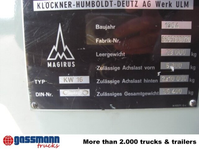 Magirus Deutz Magirus Uranus 250D 22 KW16 - Пожежна машина, Вантажівка з маніпулятором: фото 4 Magirus Deutz Magirus Uranus 250D 22 KW16 - Пожежна машина, Вантажівка з маніпулятором: фото 4