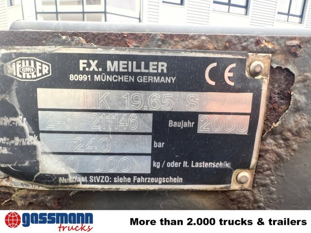 Гаковий/ Cкіповий навантажувач Meiller RK 19.65 S Abrollanlage: фото 8