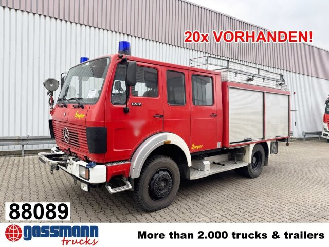 Mercedes-Benz 1222 AF 4x4 Doka, LF 16 TS - Пожежна машина: фото 1 Mercedes-Benz 1222 AF 4x4 Doka, LF 16 TS - Пожежна машина: фото 1