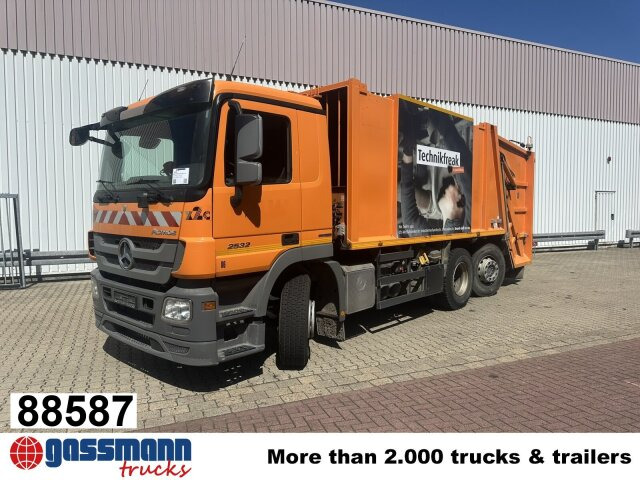 Mercedes-Benz Actros 2532/41 L 6x2, EEV, Lenkachse, Haller X2C - Сміттєвози: фото 1 Mercedes-Benz Actros 2532/41 L 6x2, EEV, Lenkachse, Haller X2C - Сміттєвози: фото 1
