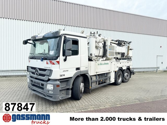Mercedes-Benz Actros 2536 L 6x2, Müller Saug- und Spülwagen - Підмітально-прибиральна машина: фото 1 Mercedes-Benz Actros 2536 L 6x2, Müller Saug- und Spülwagen - Підмітально-прибиральна машина: фото 1