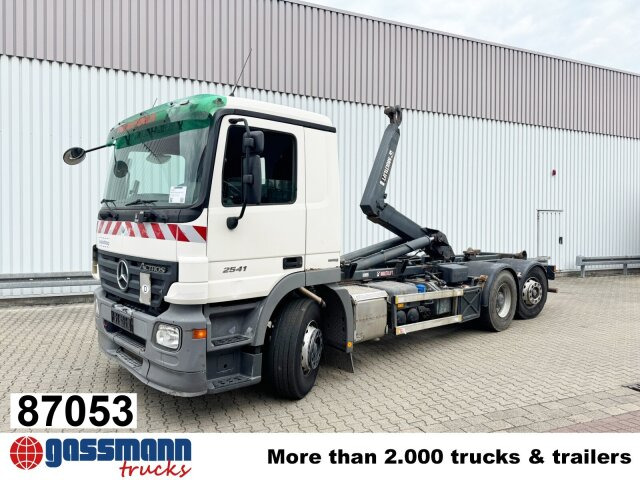 Mercedes-Benz Actros 2541 L 6x2, Retader, Lenkachse - Гаковий мультиліфт вантажівка: фото 1 Mercedes-Benz Actros 2541 L 6x2, Retader, Lenkachse - Гаковий мультиліфт вантажівка: фото 1