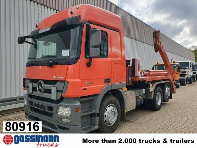 Mercedes-Benz Actros 2544 L 6x2, ADR, Retarder, Lenkachse - Скіповий навантажувач вантажівка: фото 1 Mercedes-Benz Actros 2544 L 6x2, ADR, Retarder, Lenkachse - Скіповий навантажувач вантажівка: фото 1