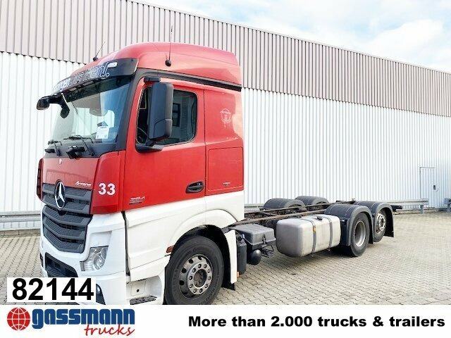 Mercedes-Benz Actros 2545 L 6x2, StreamSpace, Liftachse, - Вантажівка шасі: фото 1 Mercedes-Benz Actros 2545 L 6x2, StreamSpace, Liftachse, - Вантажівка шасі: фото 1