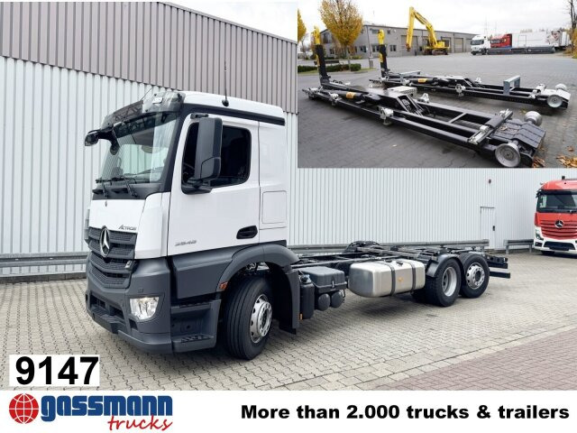 Mercedes-Benz Actros 2548 L 6x2, Retarder, Lenk-/Liftachse - Гаковий мультиліфт вантажівка: фото 1 Mercedes-Benz Actros 2548 L 6x2, Retarder, Lenk-/Liftachse - Гаковий мультиліфт вантажівка: фото 1