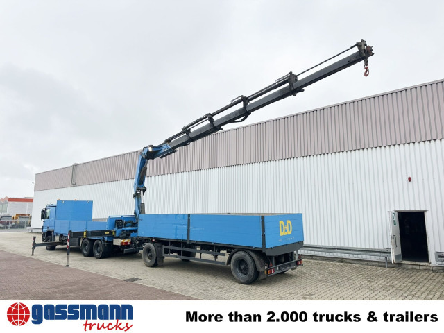 Mercedes-Benz Actros 2741 L 6x4, Twist-Lock ausz. auf 3m, - Бортова вантажівка/ Платформа, Вантажівка з маніпулятором: фото 4 Mercedes-Benz Actros 2741 L 6x4, Twist-Lock ausz. auf 3m, - Бортова вантажівка/ Платформа, Вантажівка з маніпулятором: фото 4