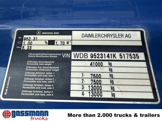 Mercedes-Benz Actros 4140 8x4/4, Alu-Bordwände - Самоскид вантажівка: фото 5 Mercedes-Benz Actros 4140 8x4/4, Alu-Bordwände - Самоскид вантажівка: фото 5