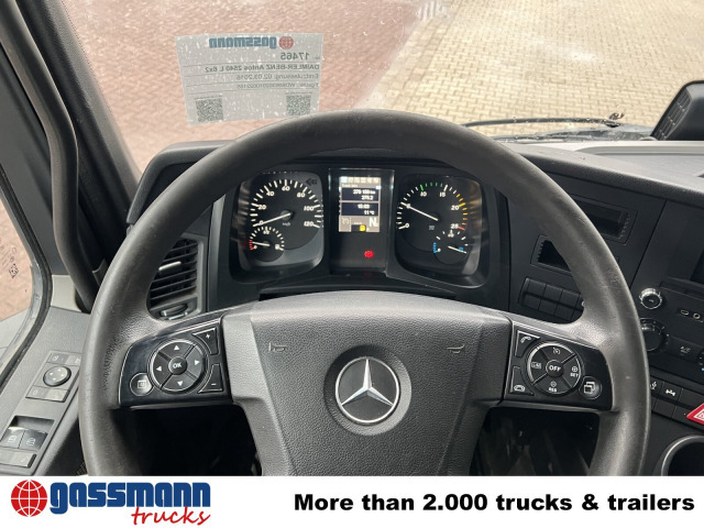 Бортова вантажівка/ Платформа, Вантажівка з маніпулятором Mercedes-Benz Antos 2540 L 6x2, Lenkachse, HMF 2110-L3: фото 6