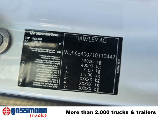 Mercedes-Benz Arocs 1827/30 A 4x4, mehrfach vorhanden! - Вантажівка шасі: фото 4 Mercedes-Benz Arocs 1827/30 A 4x4, mehrfach vorhanden! - Вантажівка шасі: фото 4