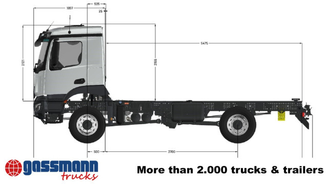 Mercedes-Benz Arocs 1830/40 A 4x4, mehrfach vorhanden! - Вантажівка шасі: фото 2 Mercedes-Benz Arocs 1830/40 A 4x4, mehrfach vorhanden! - Вантажівка шасі: фото 2
