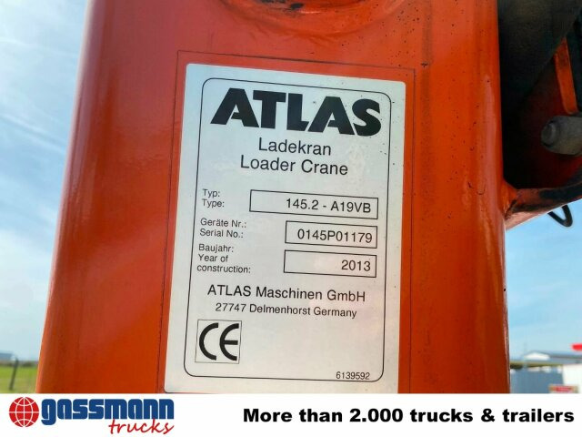 Mercedes-Benz Arocs 2545 L/6x2/4, Atlas Kran, 145.2-A19 VB, - Бортова вантажівка/ Платформа, Вантажівка з маніпулятором: фото 2 Mercedes-Benz Arocs 2545 L/6x2/4, Atlas Kran, 145.2-A19 VB, - Бортова вантажівка/ Платформа, Вантажівка з маніпулятором: фото 2