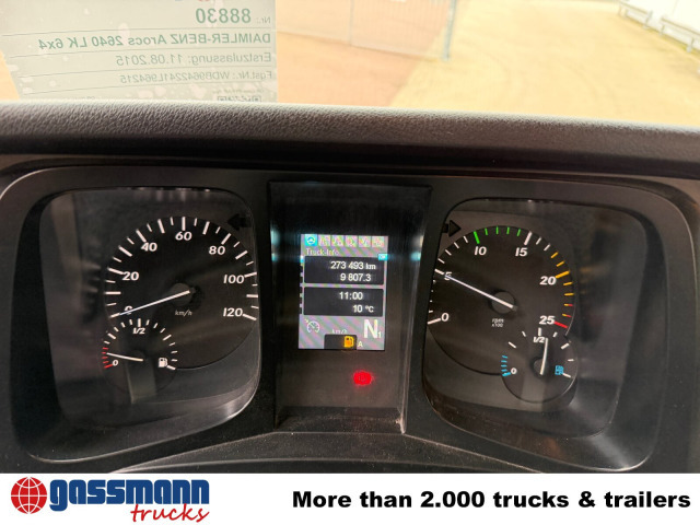 Самоскид вантажівка, Вантажівка з маніпулятором Mercedes-Benz Arocs 2640 LK 6x4, Alu-Bordwände, Kran: фото 6