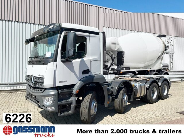 Mercedes-Benz Arocs 3240 8x4, 9/10m³ Mischer - Автобетонозмішувач: фото 1 Mercedes-Benz Arocs 3240 8x4, 9/10m³ Mischer - Автобетонозмішувач: фото 1