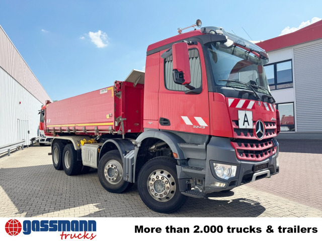 Самоскид вантажівка Mercedes-Benz Arocs 3243 K 8x4/4, Alu-Bordwände: фото 9