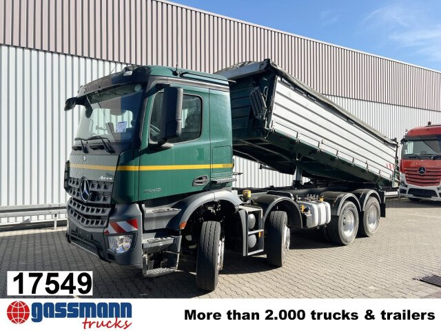 Mercedes-Benz Arocs 3243 K 8x4, Ressenig Thermo Alukipper 3-S - Самоскид вантажівка: фото 1 Mercedes-Benz Arocs 3243 K 8x4, Ressenig Thermo Alukipper 3-S - Самоскид вантажівка: фото 1