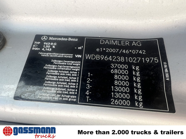 Mercedes-Benz Arocs 3251 LK 8x4/4, Retarder, Stahlmulde ca. - Самоскид: фото 3 Mercedes-Benz Arocs 3251 LK 8x4/4, Retarder, Stahlmulde ca. - Самоскид: фото 3