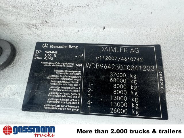 Mercedes-Benz Arocs 3253 K 8x4/4, Retarder, Stahlmulde ca. - Самоскид: фото 2 Mercedes-Benz Arocs 3253 K 8x4/4, Retarder, Stahlmulde ca. - Самоскид: фото 2