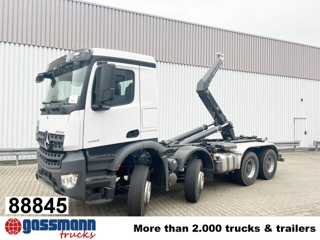 Mercedes-Benz Arocs 4142/48  8x4/4, Grounder, Meiller RS26 - Гаковий мультиліфт вантажівка: фото 1 Mercedes-Benz Arocs 4142/48  8x4/4, Grounder, Meiller RS26 - Гаковий мультиліфт вантажівка: фото 1