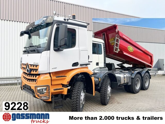 Mercedes-Benz Arocs 4151 AK 8x8/4, Grounder, Meiller - Самоскид: фото 1 Mercedes-Benz Arocs 4151 AK 8x8/4, Grounder, Meiller - Самоскид: фото 1