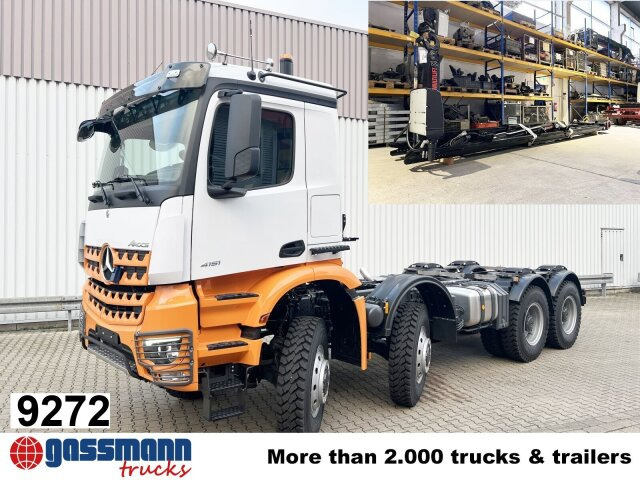 Mercedes-Benz Arocs 4151 AK 8x8/4, Grounder - Гаковий мультиліфт вантажівка: фото 1 Mercedes-Benz Arocs 4151 AK 8x8/4, Grounder - Гаковий мультиліфт вантажівка: фото 1
