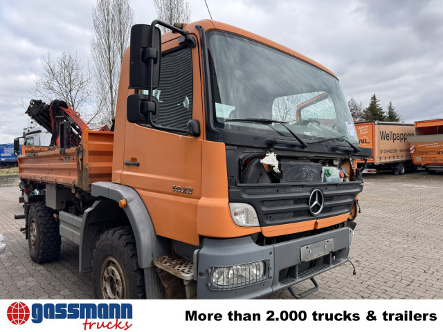 Вантажівка шасі, Вантажівка з маніпулятором Mercedes-Benz Atego 1023 A 4x4, Einzelbereifung, Heckkran: фото 12