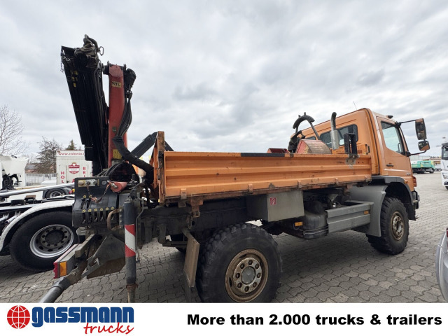 Вантажівка шасі, Вантажівка з маніпулятором Mercedes-Benz Atego 1023 A 4x4, Einzelbereifung, Heckkran: фото 9