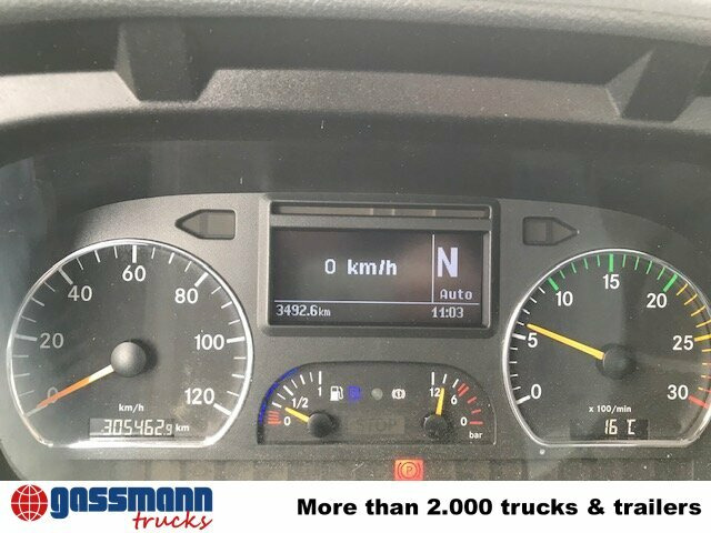 Бортова вантажівка/ Платформа, Вантажівка з маніпулятором Mercedes-Benz Atego 1224 L 4x2 Glastransporter, gegen Aufpreis: фото 6