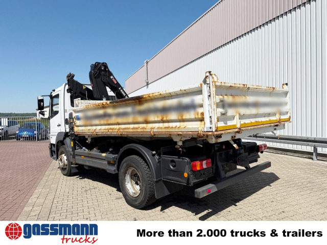 Самоскид вантажівка, Вантажівка з маніпулятором Mercedes-Benz Atego 1623 4x2 mit Kran Hiab X-HiDuo 108B-2,: фото 13