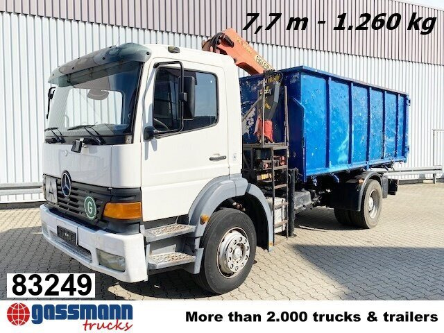 Mercedes-Benz Atego 1823 4x2 mit Kran Palfinger PK10500, - Самоскид вантажівка, Вантажівка з маніпулятором: фото 1 Mercedes-Benz Atego 1823 4x2 mit Kran Palfinger PK10500, - Самоскид вантажівка, Вантажівка з маніпулятором: фото 1