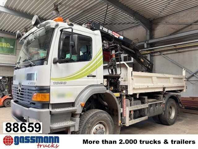 Mercedes-Benz Atego 1823AK 4x4, Kran HIAB, Bordmatik - Самоскид вантажівка, Вантажівка з маніпулятором: фото 1 Mercedes-Benz Atego 1823AK 4x4, Kran HIAB, Bordmatik - Самоскид вантажівка, Вантажівка з маніпулятором: фото 1
