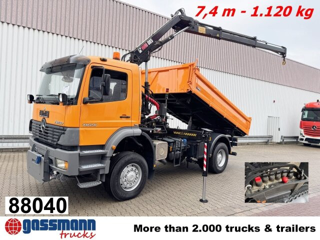 Mercedes-Benz Atego 1828 AK 4x4, Winterdienstausstattung, Kran - Самоскид вантажівка, Вантажівка з маніпулятором: фото 1 Mercedes-Benz Atego 1828 AK 4x4, Winterdienstausstattung, Kran - Самоскид вантажівка, Вантажівка з маніпулятором: фото 1