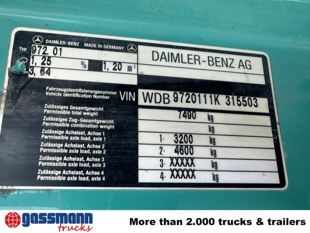 Mercedes-Benz Atego 815 K 4x2, 2x AHK - Самоскид вантажівка: фото 3 Mercedes-Benz Atego 815 K 4x2, 2x AHK - Самоскид вантажівка: фото 3