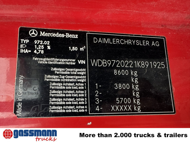 Mercedes-Benz Atego 818 K 4x2 mit Kran Palfinger PK 6500, 2x - Самоскид вантажівка, Вантажівка з маніпулятором: фото 5 Mercedes-Benz Atego 818 K 4x2 mit Kran Palfinger PK 6500, 2x - Самоскид вантажівка, Вантажівка з маніпулятором: фото 5