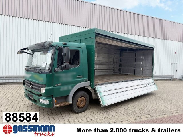 Mercedes-Benz Atego 818 L 4x2, Getränkekoffer, 2x AHK - Вантажівка з закритим кузовом: фото 1 Mercedes-Benz Atego 818 L 4x2, Getränkekoffer, 2x AHK - Вантажівка з закритим кузовом: фото 1
