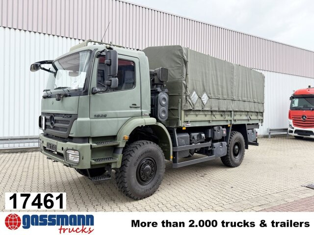 Mercedes-Benz Axor 1829 A 4x4, Ex-Bundeswehr - Бортова вантажівка/ Платформа: фото 1 Mercedes-Benz Axor 1829 A 4x4, Ex-Bundeswehr - Бортова вантажівка/ Платформа: фото 1