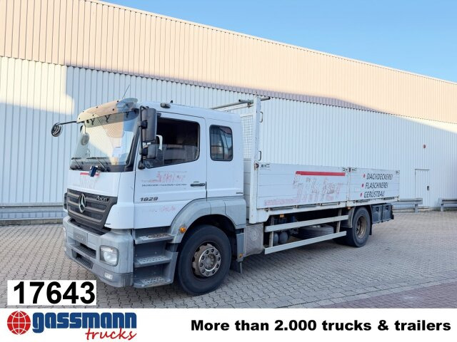 Mercedes-Benz Axor 1829 L 4x2, 6-Sitzer - Бортова вантажівка/ Платформа: фото 1 Mercedes-Benz Axor 1829 L 4x2, 6-Sitzer - Бортова вантажівка/ Платформа: фото 1