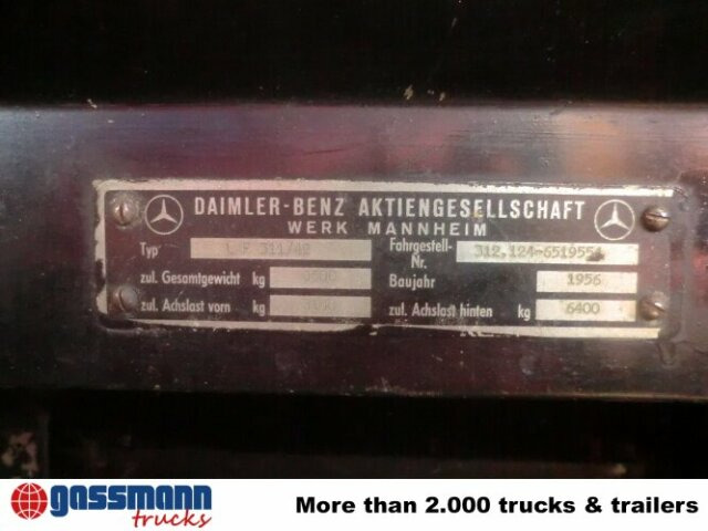 Mercedes-Benz LAF 311 4x4 LF16, Feuerwehr - Пожежна машина: фото 3 Mercedes-Benz LAF 311 4x4 LF16, Feuerwehr - Пожежна машина: фото 3