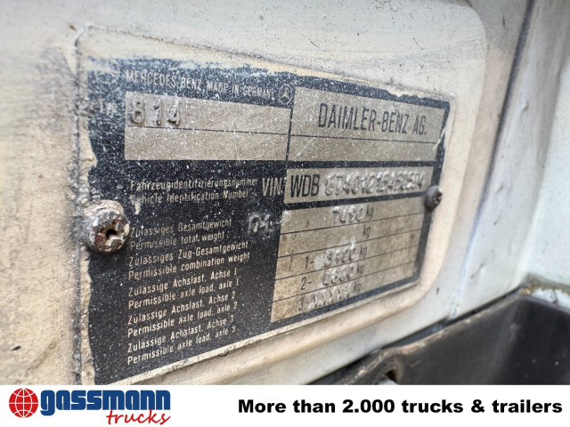 Mercedes-Benz LK 814 4x2, 6-Zylinder, City-Abroller - Гаковий мультиліфт вантажівка: фото 3 Mercedes-Benz LK 814 4x2, 6-Zylinder, City-Abroller - Гаковий мультиліфт вантажівка: фото 3
