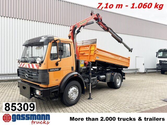 Mercedes-Benz SK II 1820/24 K 4x2, Winterdienstaustattung, - Самоскид вантажівка, Вантажівка з маніпулятором: фото 1 Mercedes-Benz SK II 1820/24 K 4x2, Winterdienstaustattung, - Самоскид вантажівка, Вантажівка з маніпулятором: фото 1
