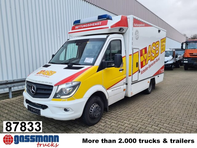 Mercedes-Benz Sprinter 516 CDI 4x2, Rettungswagen - Суцільнометалевий фургон: фото 1 Mercedes-Benz Sprinter 516 CDI 4x2, Rettungswagen - Суцільнометалевий фургон: фото 1